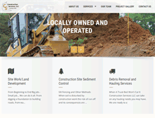 Tablet Screenshot of constructionservices.net