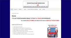 Desktop Screenshot of constructionservices.ca